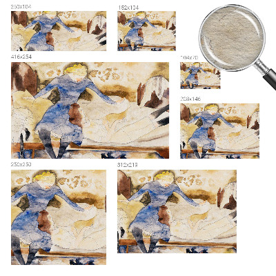 Fotótapéta méretre hálószobába Női béke