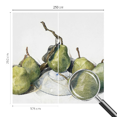 Modern fotótapéta Akvarell körte