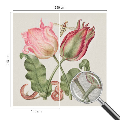 Nyomtatott vlies fotótapéta Tulipán szépség
