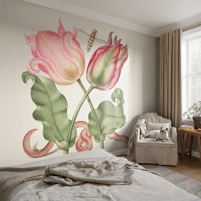 Nyomtatott vlies fotótapéta Tulipán szépség