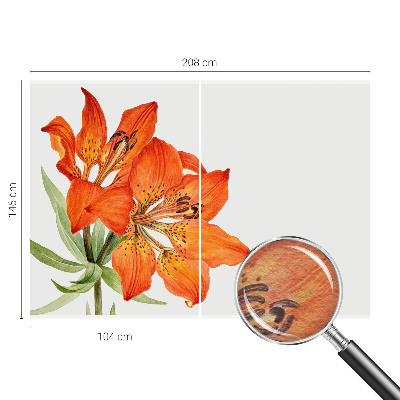 Fali poszter tapéta Narancssárga liliom