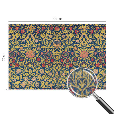 Fotótapéta méretre nappaliba Virágminta