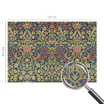 Fotótapéta méretre nappaliba Virágminta