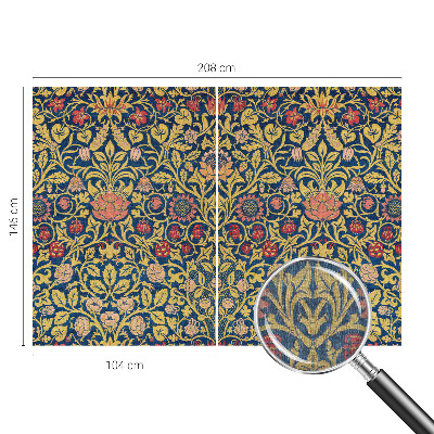 Fotótapéta méretre nappaliba Virágminta