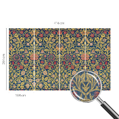 Fotótapéta méretre nappaliba Virágminta