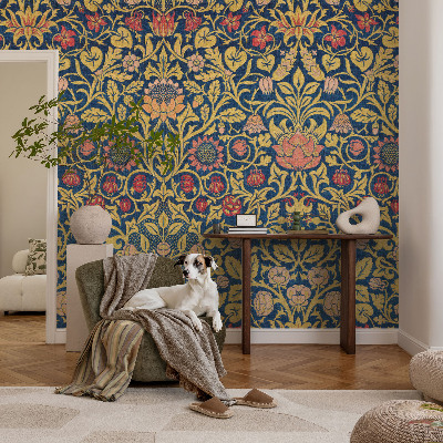 Fotótapéta méretre nappaliba Virágminta