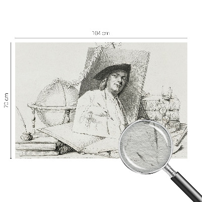 Modern fotótapéta méretre művészi portré