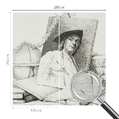 Modern fotótapéta méretre művészi portré