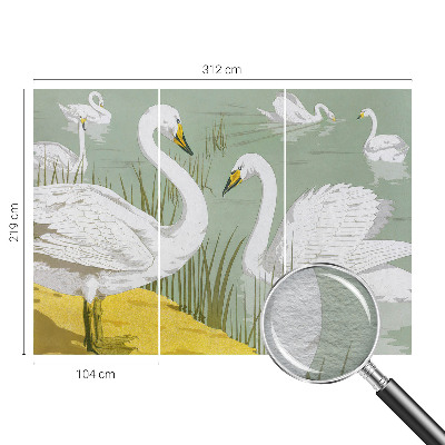 Flíz fotótapéta Hattyúk tava