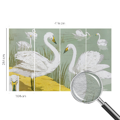 Flíz fotótapéta Hattyúk tava