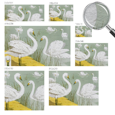 Flíz fotótapéta Hattyúk tava