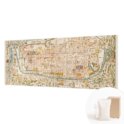 Vlies fotótapéta hálószobába Antik térkép