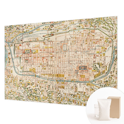 Vlies fotótapéta hálószobába Antik térkép