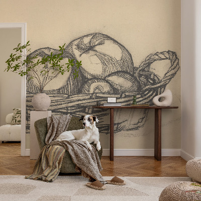 Nyomtatott vlies fotótapéta Gyümölcskosár