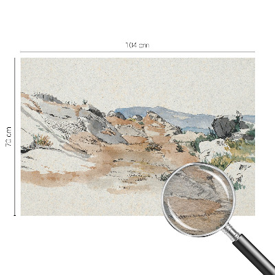 Fotótapéta méretre hálószobába Szikla táj