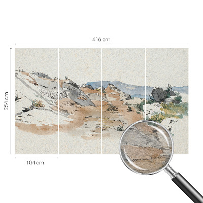 Fotótapéta méretre hálószobába Szikla táj