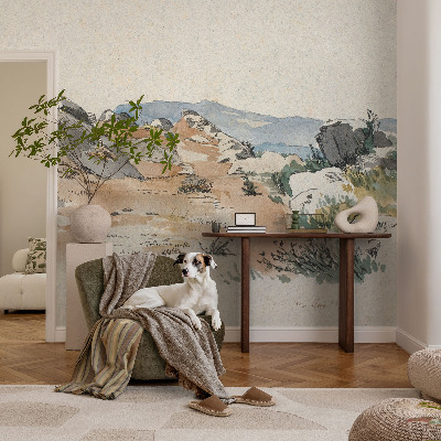 Fotótapéta méretre hálószobába Szikla táj