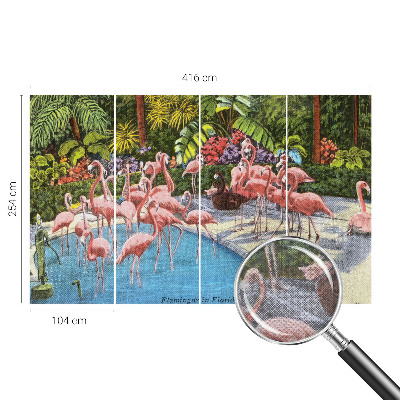 Fotótapéta méretre nappaliba Egzotikus jelenet