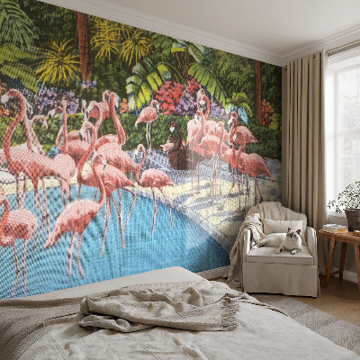 Fotótapéta méretre nappaliba Egzotikus jelenet