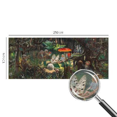 Fotótapéta nappaliba Mesebeli erdő