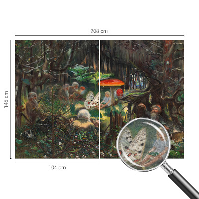 Fotótapéta nappaliba Mesebeli erdő