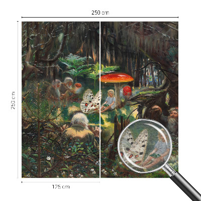 Fotótapéta nappaliba Mesebeli erdő