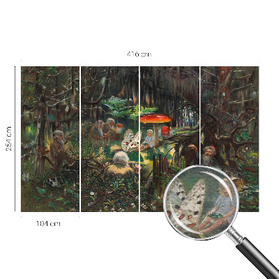 Fotótapéta nappaliba Mesebeli erdő