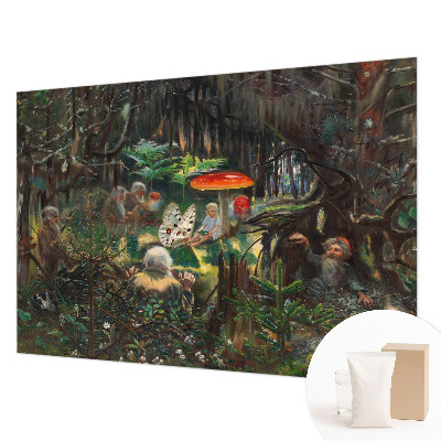 Fotótapéta nappaliba Mesebeli erdő