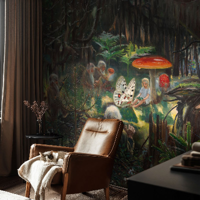 Fotótapéta nappaliba Mesebeli erdő