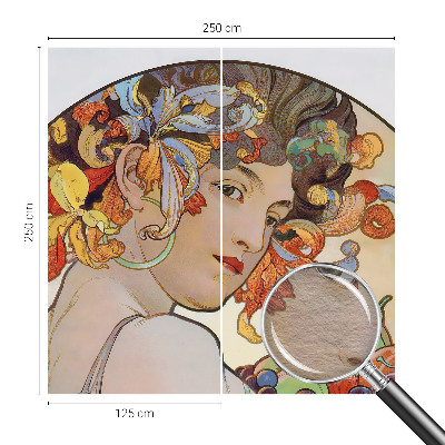 Vlies fotótapéta Színes szecesszió