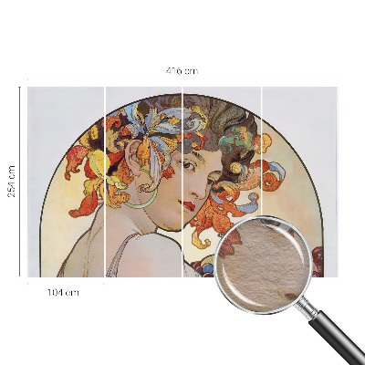 Vlies fotótapéta Színes szecesszió