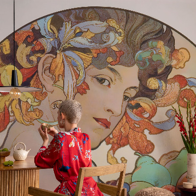 Vlies fotótapéta Színes szecesszió