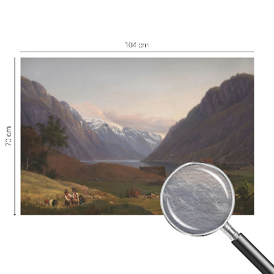 Nyomtatott vlies fotótapéta Hegyi panoráma