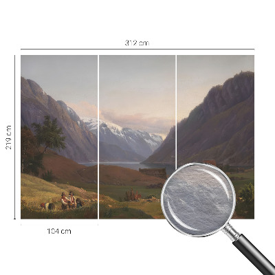 Nyomtatott vlies fotótapéta Hegyi panoráma