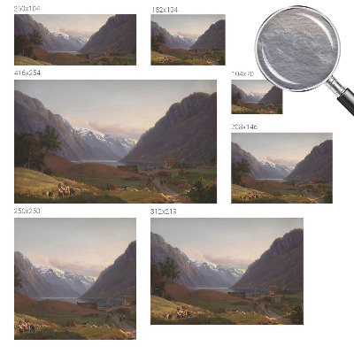 Nyomtatott vlies fotótapéta Hegyi panoráma