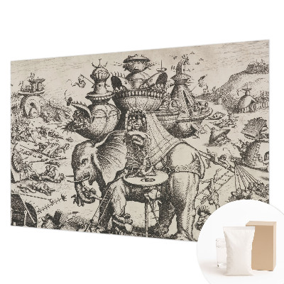 Poszter tapéta Egy groteszk csata