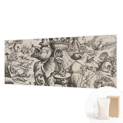 Poszter tapéta Egy groteszk csata