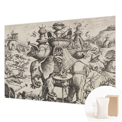 Poszter tapéta Egy groteszk csata