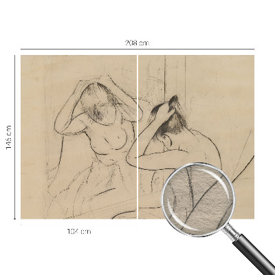 Fotótapéta hálószobába Művészi elegancia