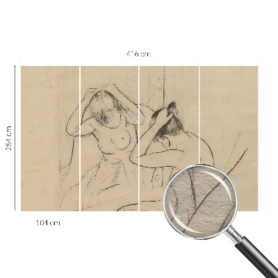 Fotótapéta hálószobába Művészi elegancia