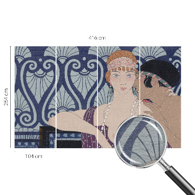 Fotótapéta méretre nappaliba Művészpár