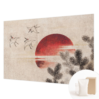 Dekoratív fotótapéta nappaliba Kelet-erdő