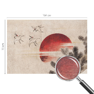 Dekoratív fotótapéta nappaliba Kelet-erdő