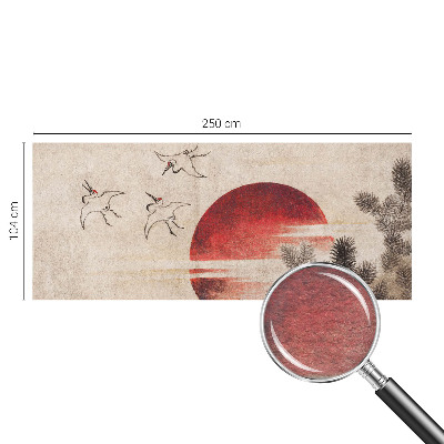 Dekoratív fotótapéta nappaliba Kelet-erdő