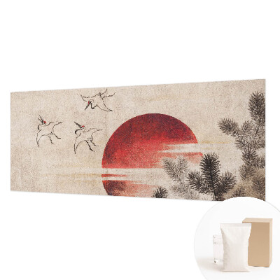 Dekoratív fotótapéta nappaliba Kelet-erdő