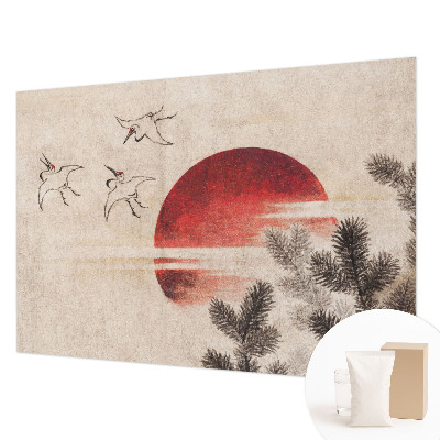 Dekoratív fotótapéta nappaliba Kelet-erdő