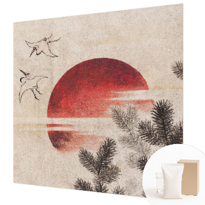 Dekoratív fotótapéta nappaliba Kelet-erdő