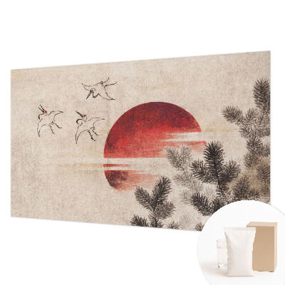 Dekoratív fotótapéta nappaliba Kelet-erdő