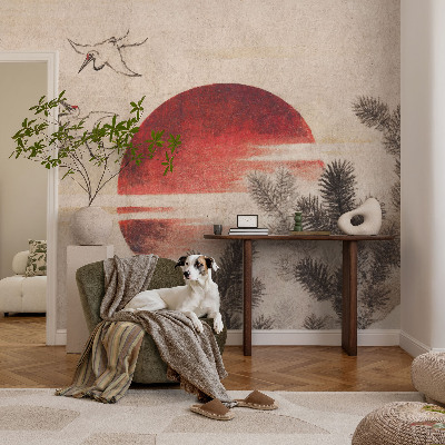 Dekoratív fotótapéta nappaliba Kelet-erdő