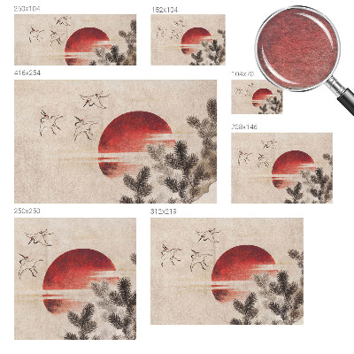 Dekoratív fotótapéta nappaliba Kelet-erdő